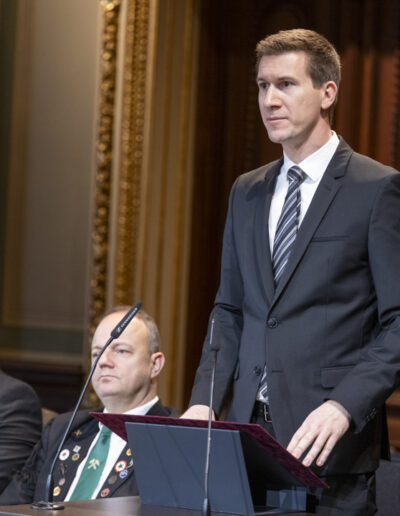 Schubert Archibald, a Magyar Bányászati Szövetség elnöke